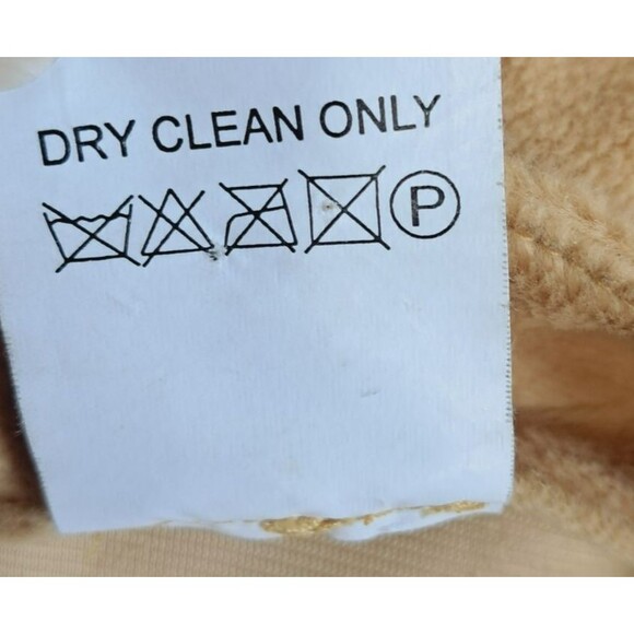 VTG 90s Boutique Europa Gold Velvet Wavy Mini Furry Skirt Womens Size 18 Y2K - Picture 11 of 11